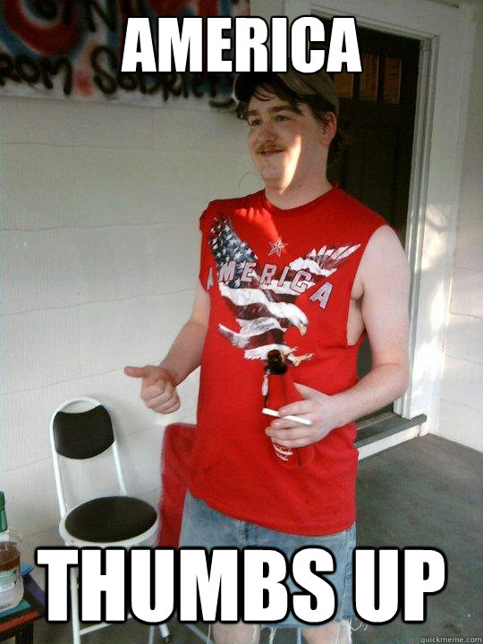 america thumbs up - america thumbs up  Redneck Randal