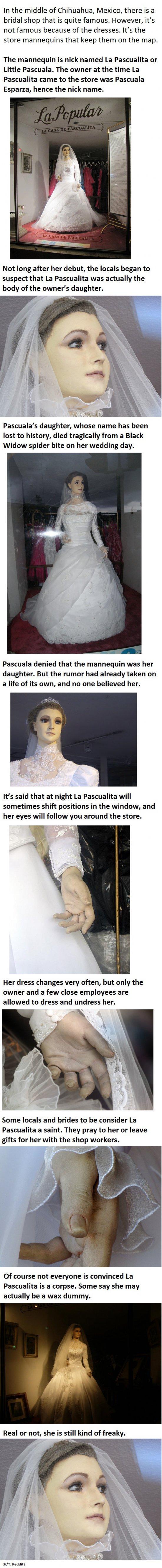 A Mannequin At Mexican Bridal Shop Is Hiding A Disturbing Secret -   Misc