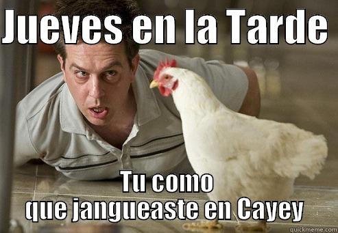 La resaca der diablo! - JUEVES EN LA TARDE  TU COMO QUE JANGUEASTE EN CAYEY  Misc