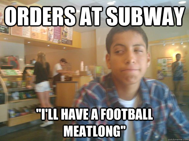 orders at subway 