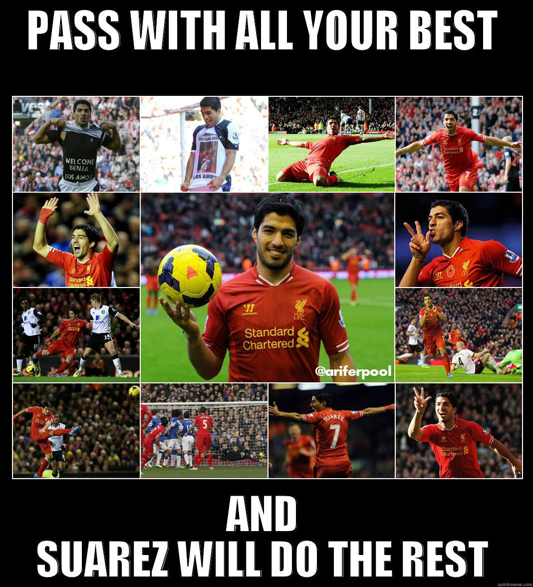 SUAREZ RAMPAGE - PASS WITH ALL YOUR BEST AND SUAREZ WILL DO THE REST Misc