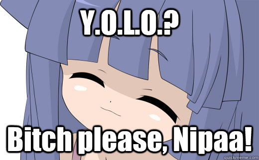 Y.O.L.O.? Bitch please, Nipaa! - Y.O.L.O.? Bitch please, Nipaa!  YOLO Rika