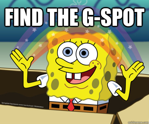 Find the G-Spot   Spongebob rainbow