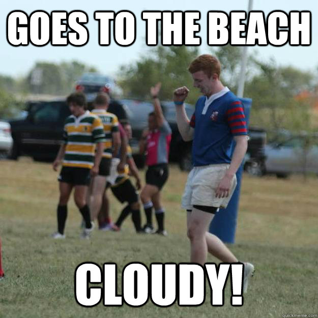 Goes to the beach cloudy! - Goes to the beach cloudy!  Success Ginger