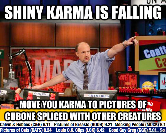 Shiny karma is falling move you karma to pictures of cubone spliced with other creatures  move your karma now