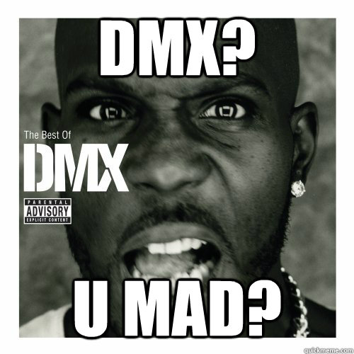 DMX? U mad? - DMX? U mad?  u mad dmx