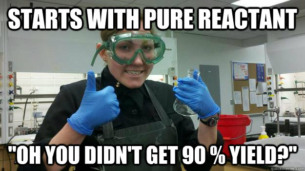 Starts with pure reactant 