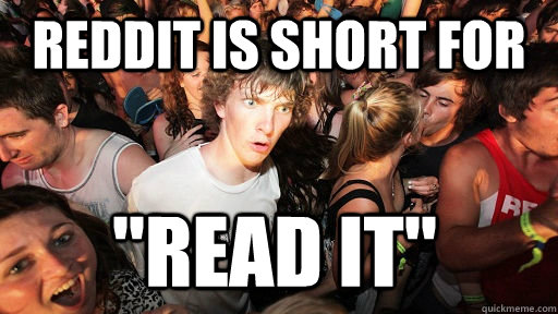 Reddit is short for 