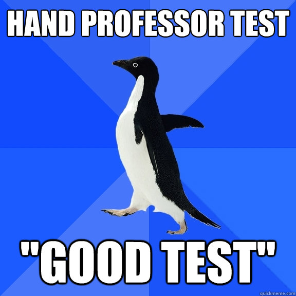 Hand professor test 
