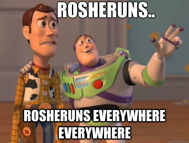 ROSHERUNS.. ROSHERUNS EVERYWHERE everywhere   Buzz Lightyear
