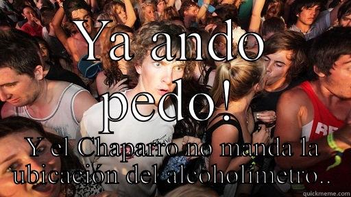 YA ANDO PEDO! Y EL CHAPARRO NO MANDA LA UBICACIÓN DEL ALCOHOLÍMETRO.. Sudden Clarity Clarence