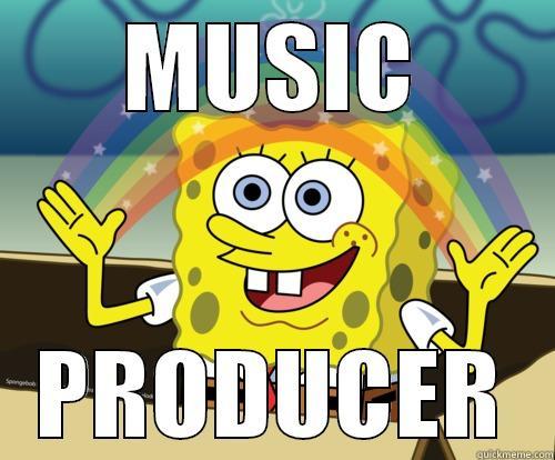 fuck your title - MUSIC PRODUCER Spongebob rainbow