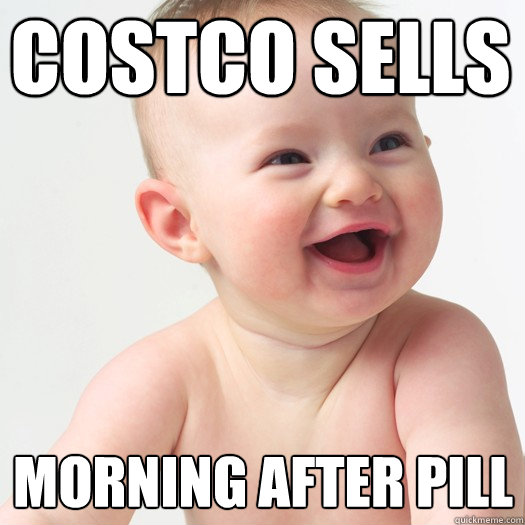 costco sells morning after pill  