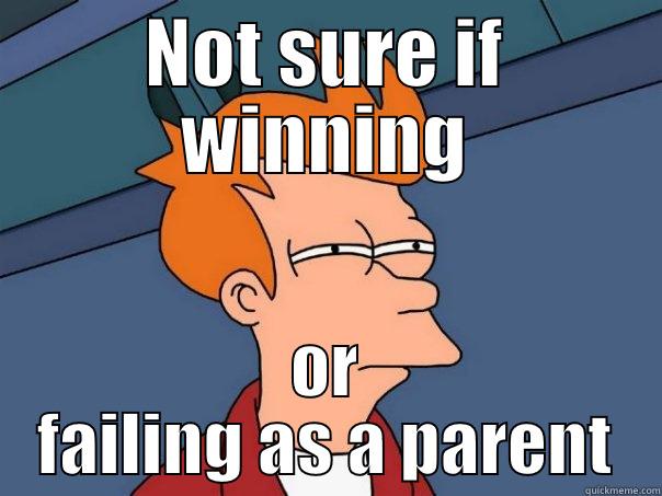 NOT SURE IF WINNING OR FAILING AS A PARENT Futurama Fry
