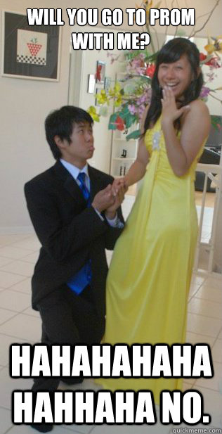 Will you go to prom with me? HAHAHAHAHAHAHHAHA no.  small willy