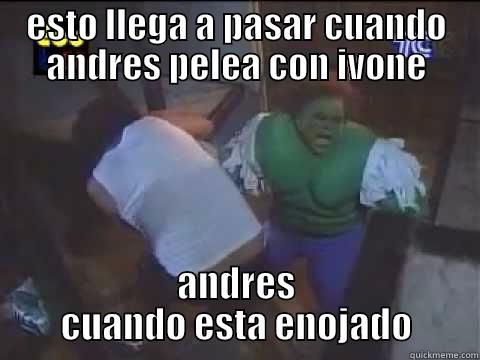 ESTO LLEGA A PASAR CUANDO ANDRES PELEA CON IVONE ANDRES CUANDO ESTA ENOJADO Misc