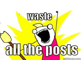                                   WASTE    ALL THE POSTS All The Things