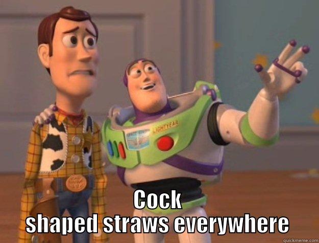  COCK SHAPED STRAWS EVERYWHERE Toy Story