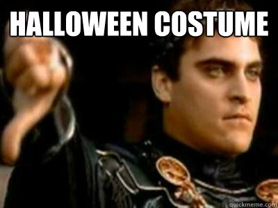 Halloween costume   Downvoting Roman