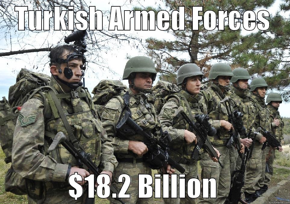 TURKISH ARMED FORCES $18.2 BILLION Misc