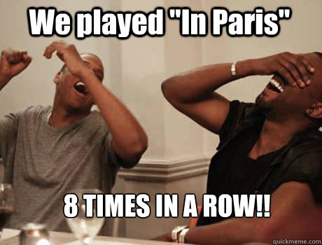 We played 