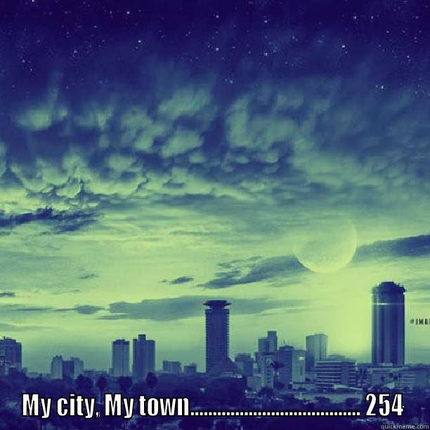  MY CITY, MY TOWN...................................... 254 Misc