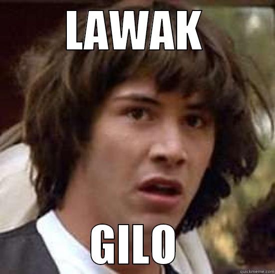 LAWAK GILO conspiracy keanu