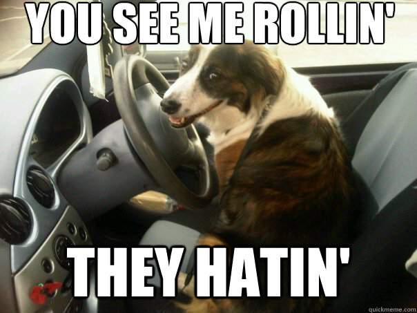 you see me rollin' they hatin' - you see me rollin' they hatin'  rollin n hatin