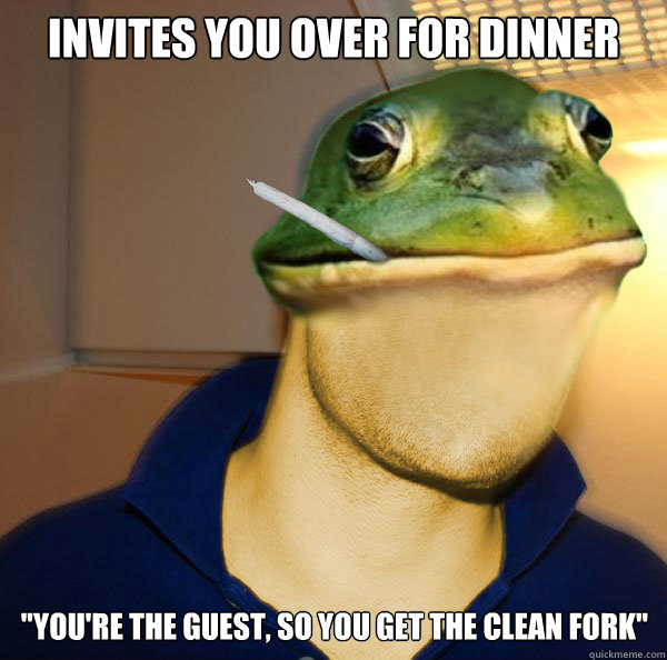 Invites you over for dinner 