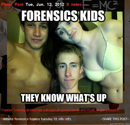 Forensics Kids They know what's up  Forensics Fox