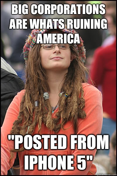 Big corporations are whats ruining America 