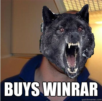  Buys winrar -  Buys winrar  Good Guy Insanity Wolf