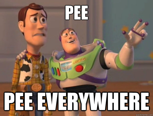 PEE PEE EVERYWHERE  Buzz Lightyear