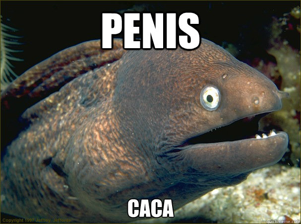 penis caca - penis caca  Bad Joke Eel