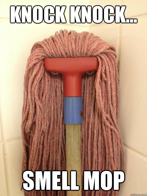 Knock Knock... Smell mop  