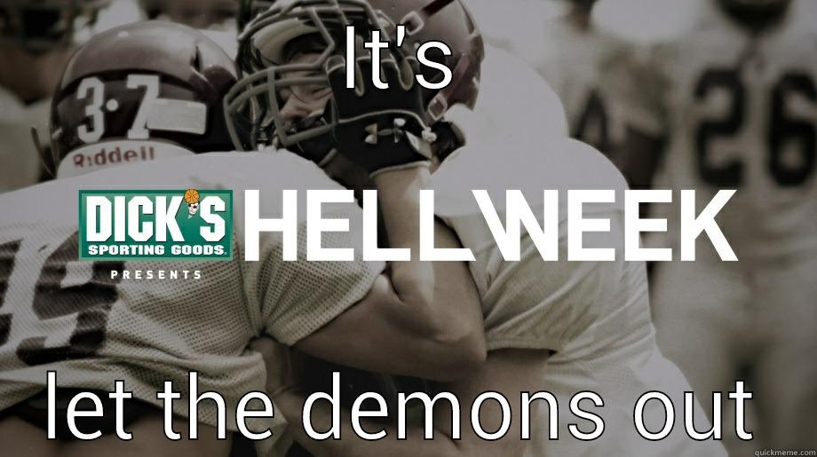 IT'S LET THE DEMONS OUT Misc
