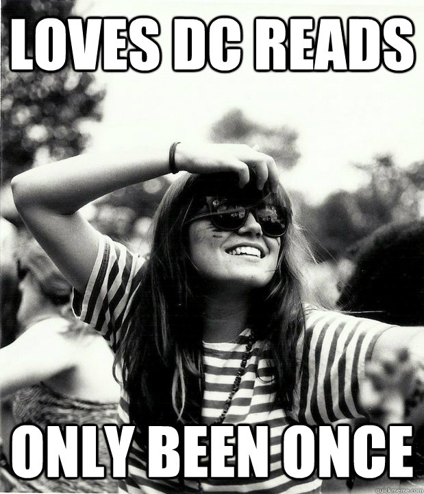 Loves DC reads only been once  Georgetown Hipster