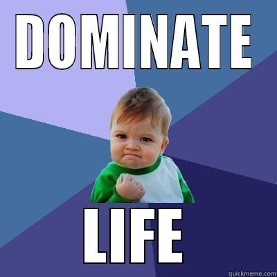 DOMINATE LIFE Success Kid