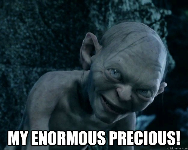 My Enormous precious!  Combover Gollum