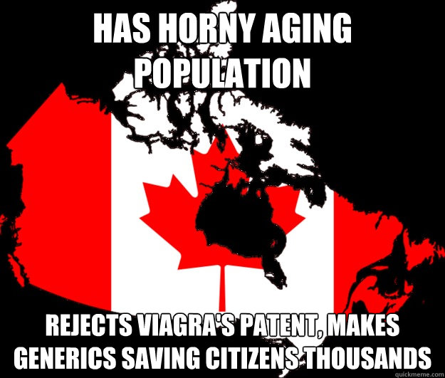 Has horny aging population Rejects Viagra's patent, makes generics saving citizens thousands - Has horny aging population Rejects Viagra's patent, makes generics saving citizens thousands  Good Guy Canada