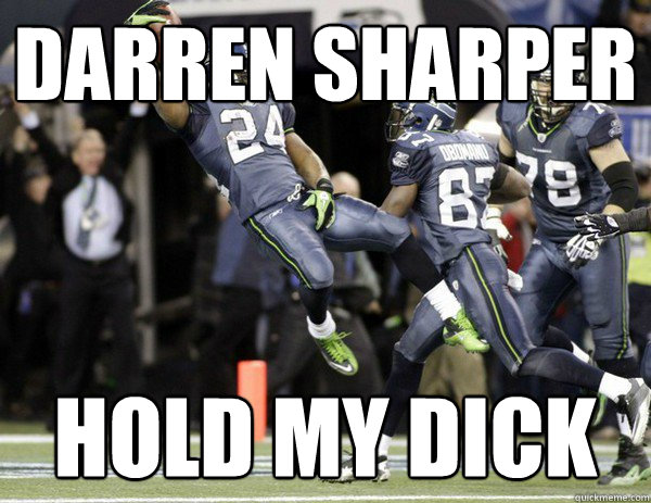 darren sharper hold my dick  