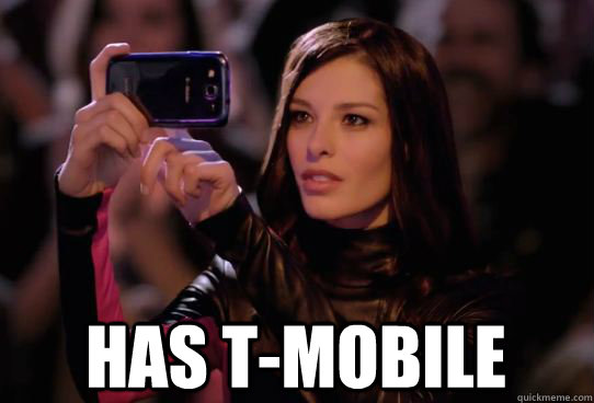  has t-mobile  -  has t-mobile   Dumbass T-Mobile Girl