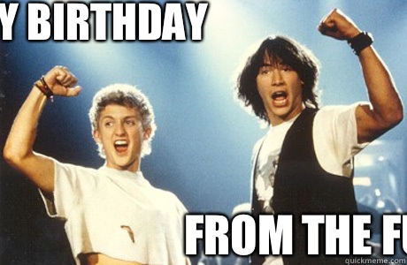 Happy Birthday From the Future  