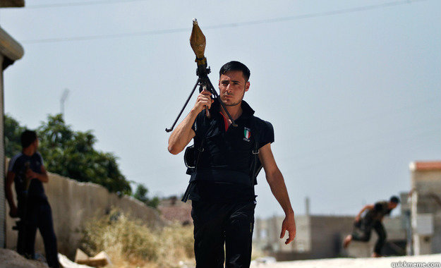     Ridiculously Photogenic Syrian Soldier