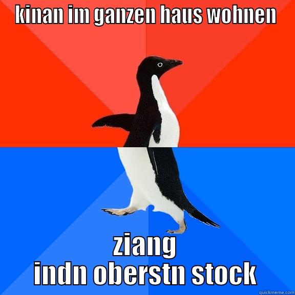 KINAN IM GANZEN HAUS WOHNEN ZIANG INDN OBERSTN STOCK Socially Awesome Awkward Penguin
