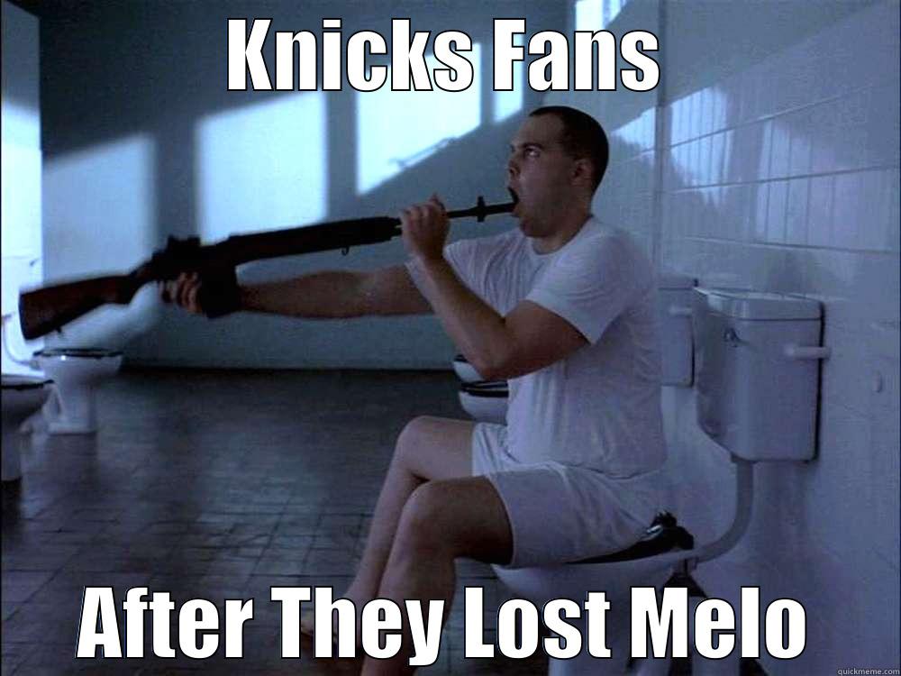 KNICKS FANS AFTER THEY LOST MELO Misc