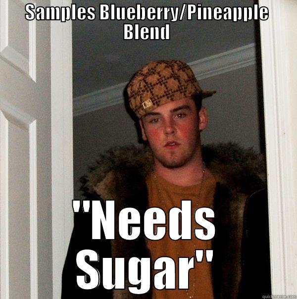 SAMPLES BLUEBERRY/PINEAPPLE BLEND 