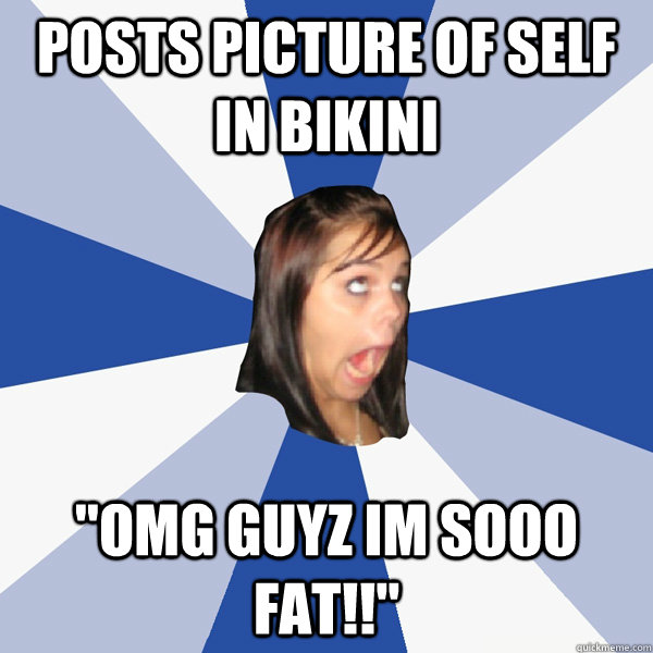 posts picture of self in bikini 