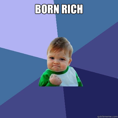 Born rich   Success Kid