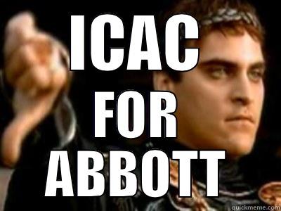 FEDERAL ICAC - ICAC FOR ABBOTT Downvoting Roman